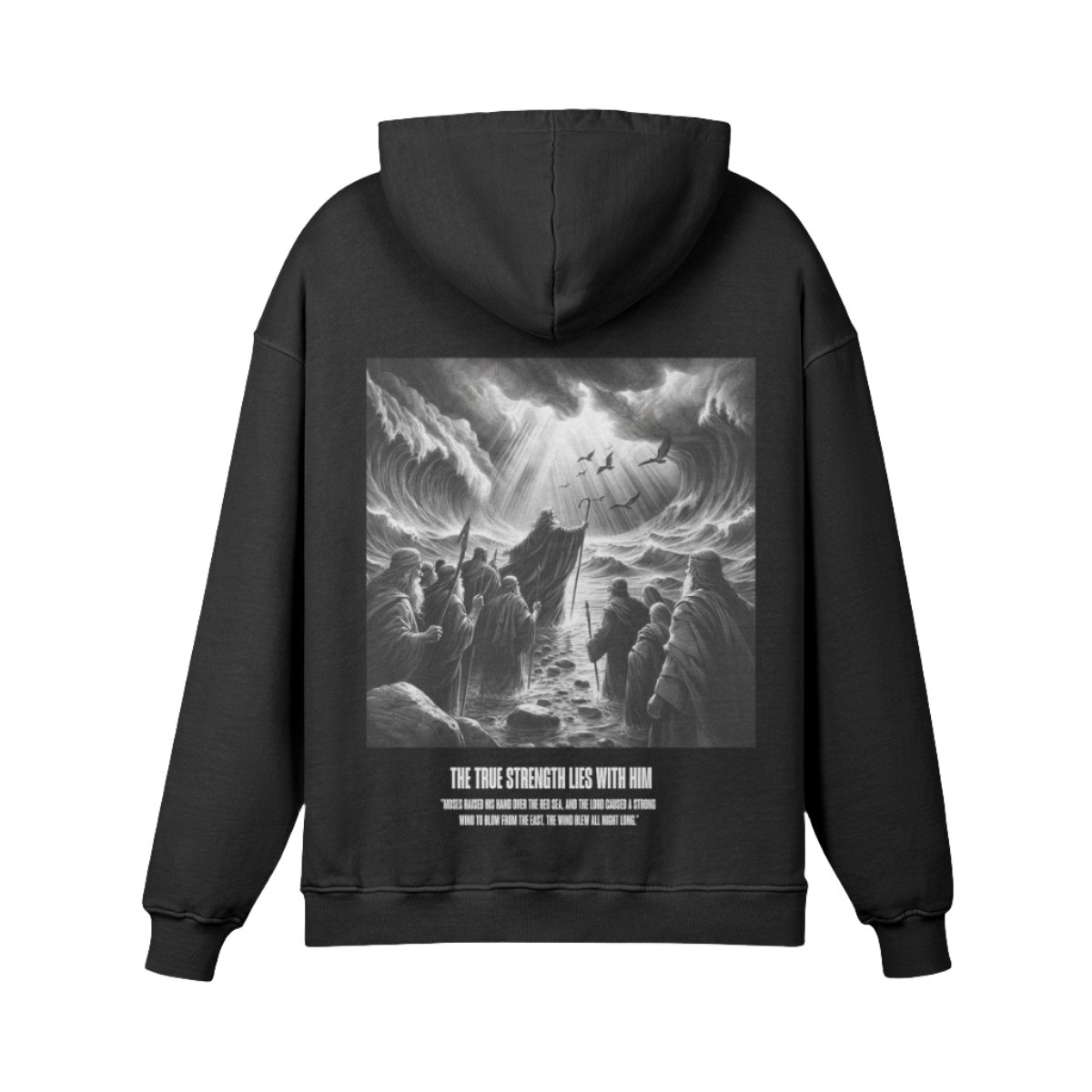 Exodus 14:21 Oversized Hoodie